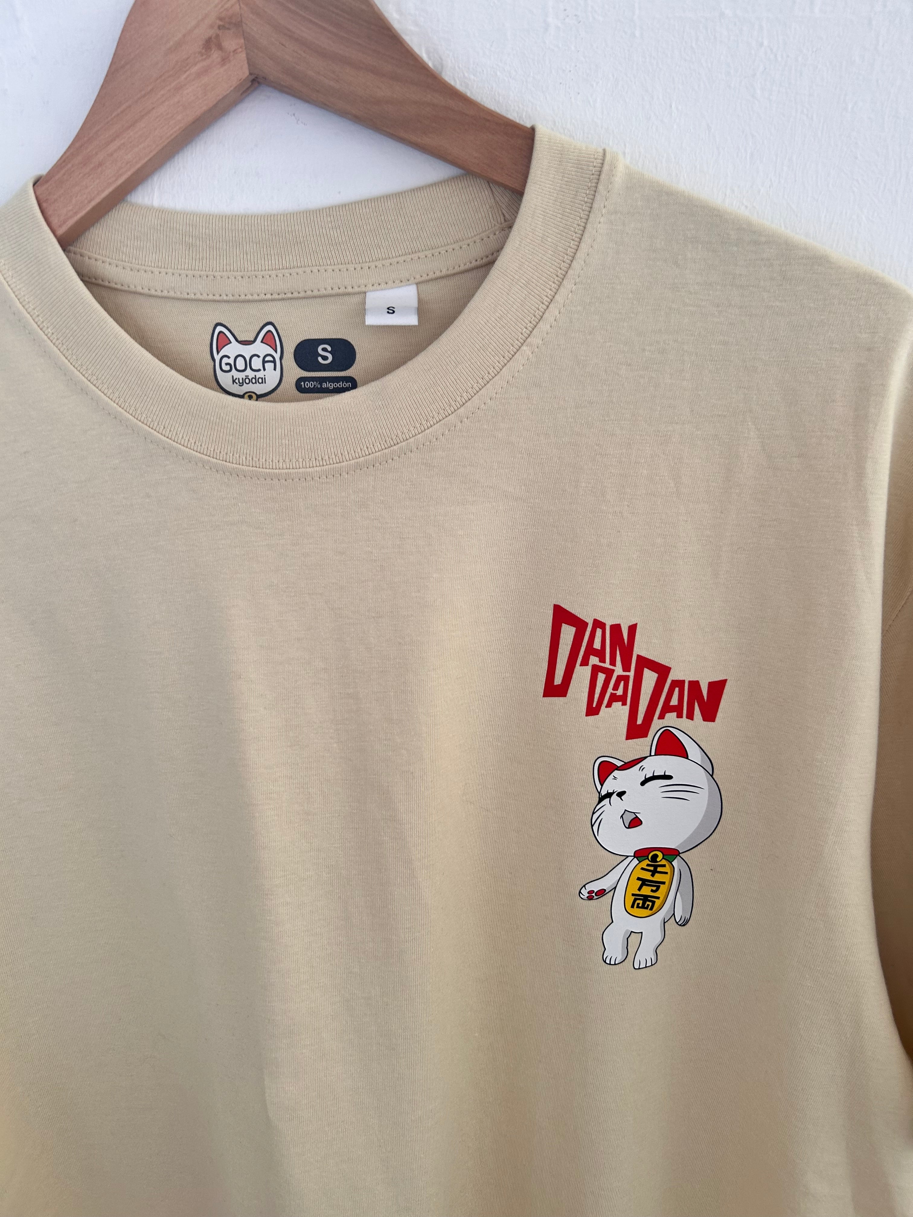 Camiseta Oversize Gato de la Suerte