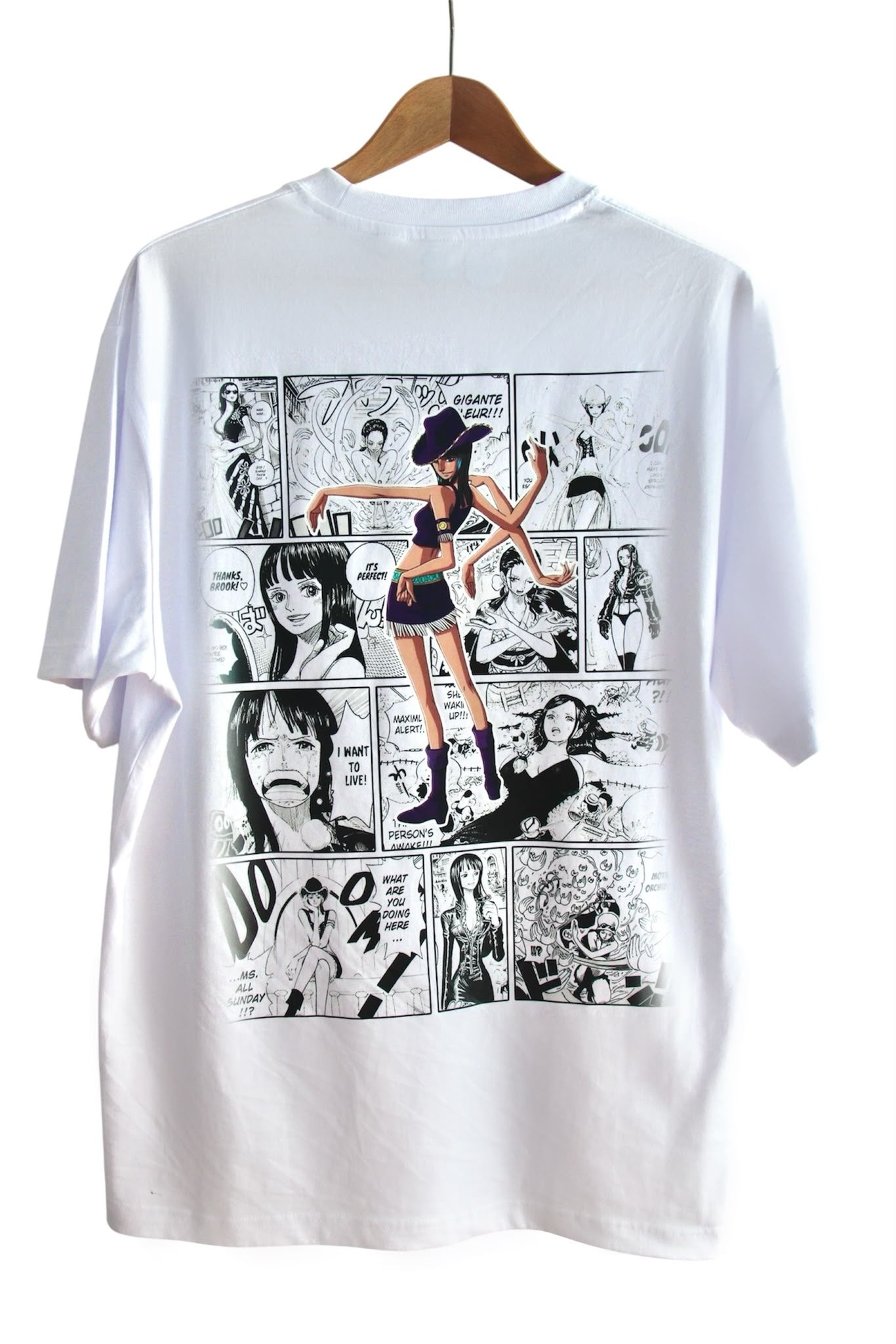 Oversized Six Eyes T-Shirt – White Sorcerer