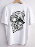 Camiseta Oversize Guerrero del Dragón