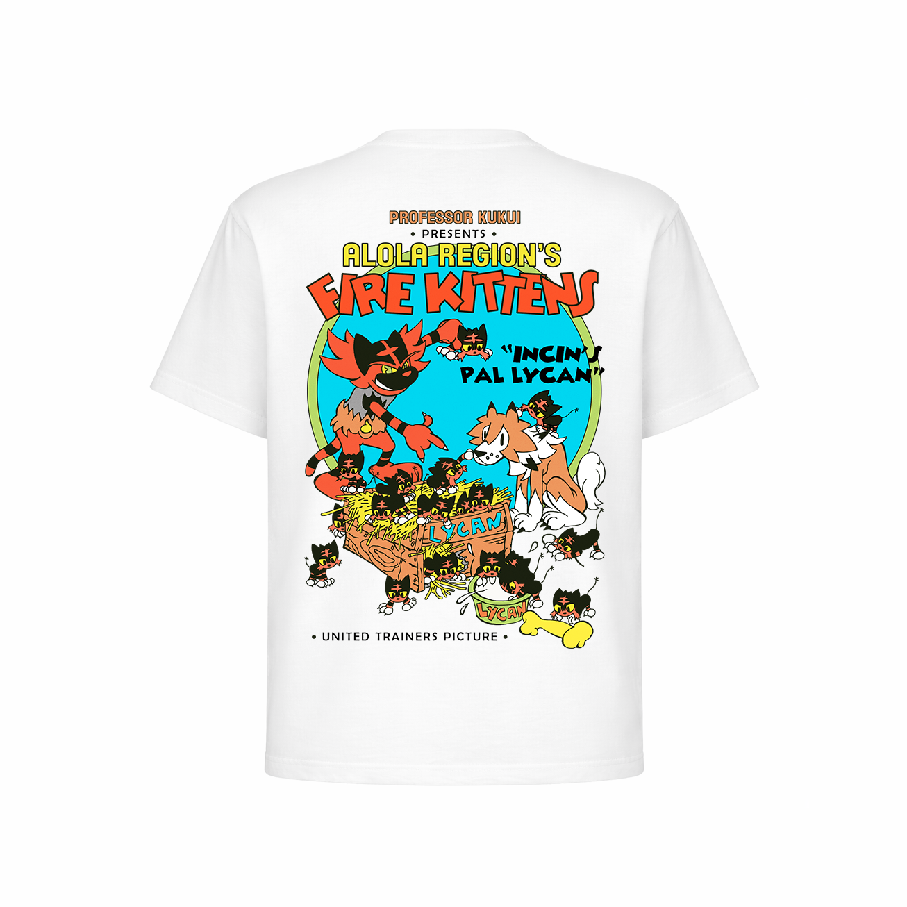 Camiseta Oversize Fire Kittens