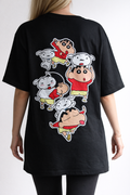 Camiseta Oversize Travieso y Perrito