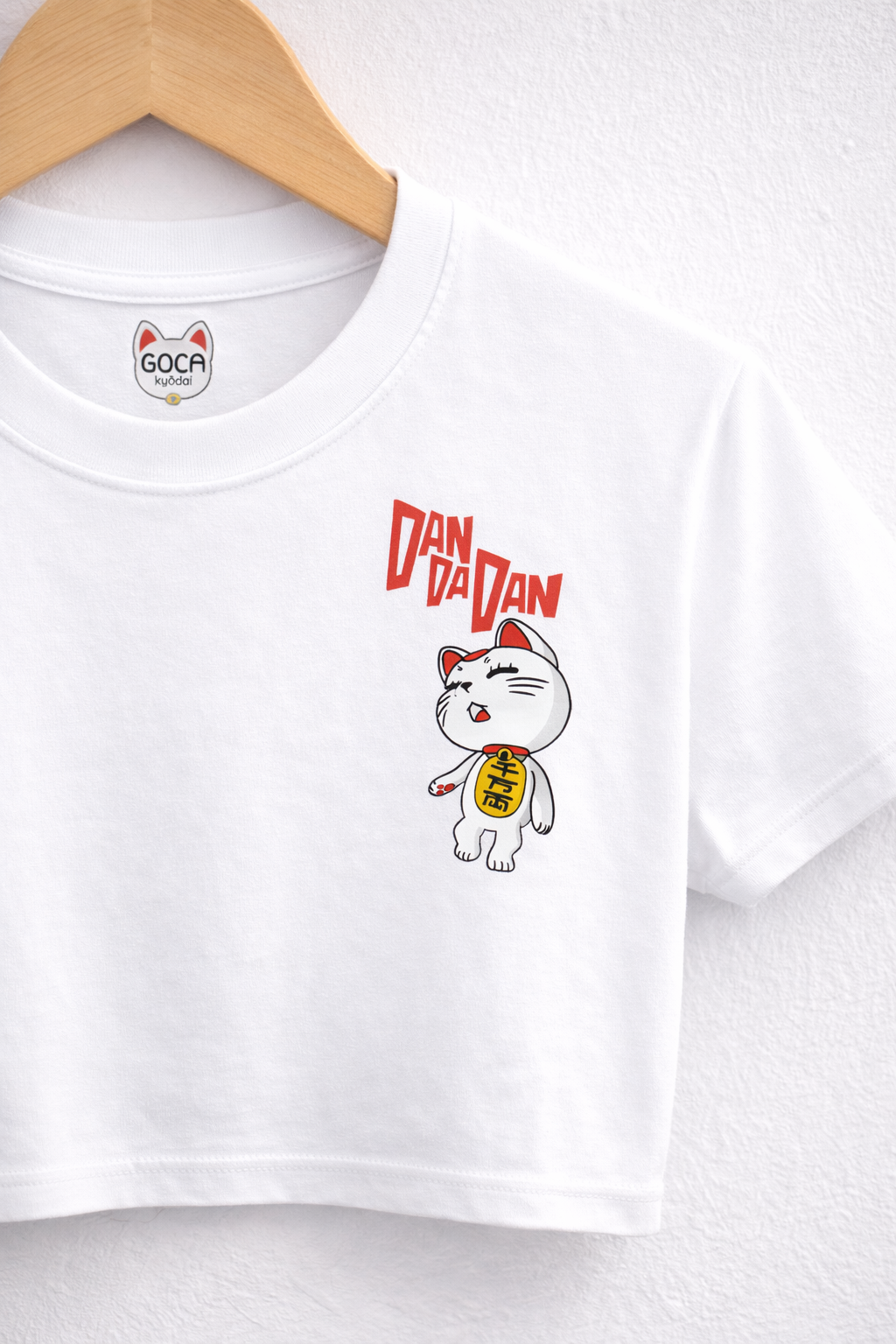 Camiseta Oversize Gato de la Suerte