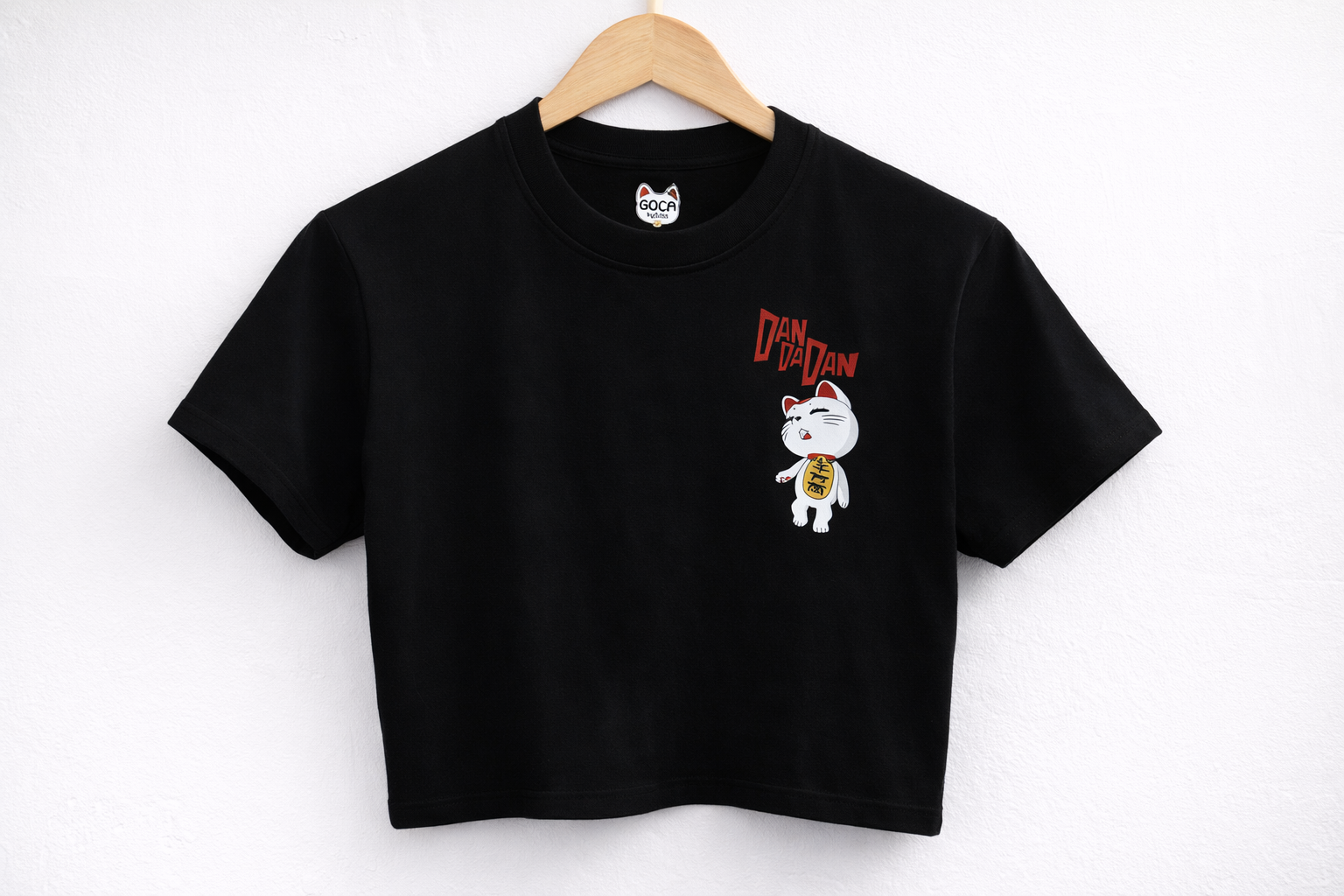 Camiseta Oversize Gato de la Suerte