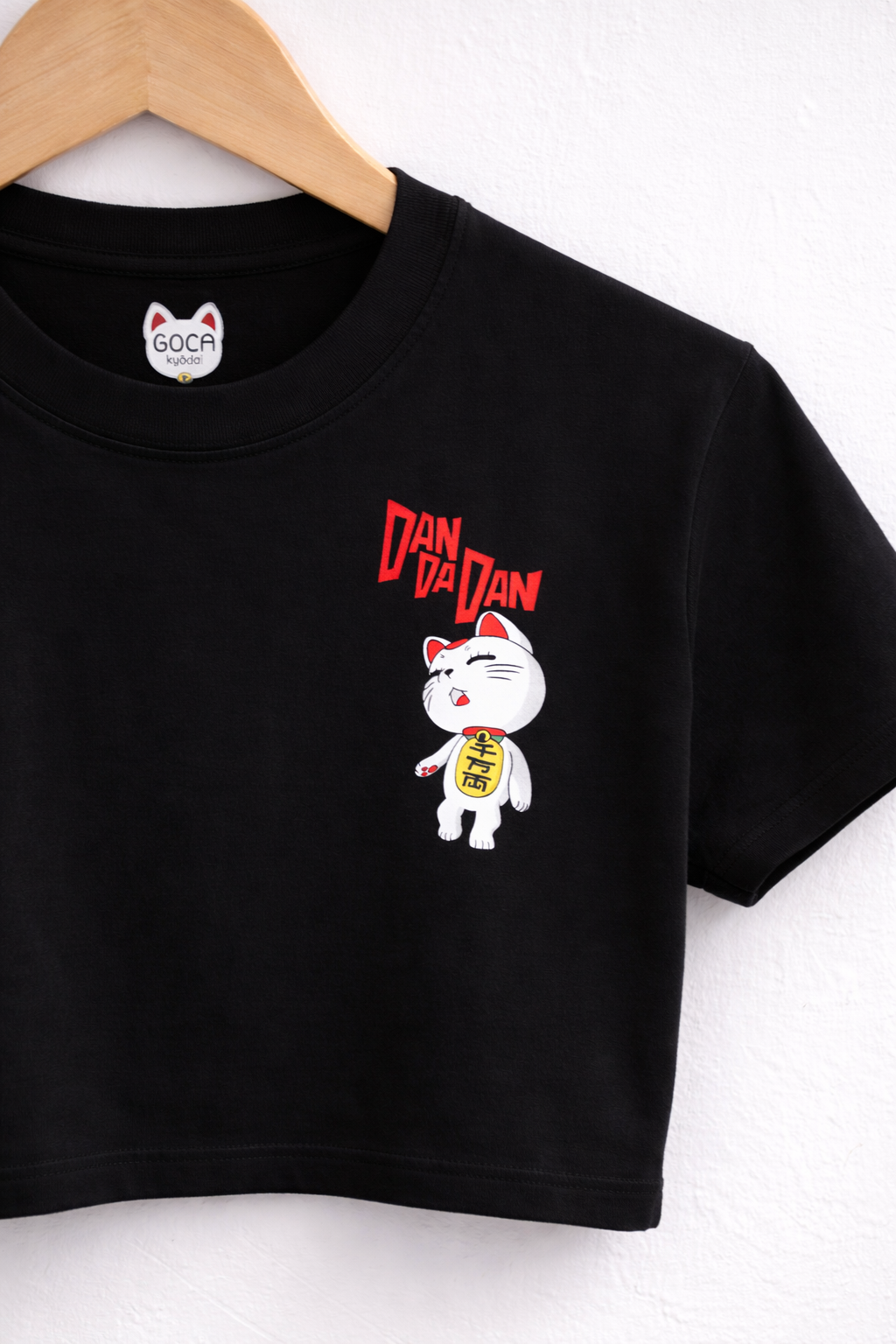 Camiseta Oversize Gato de la Suerte