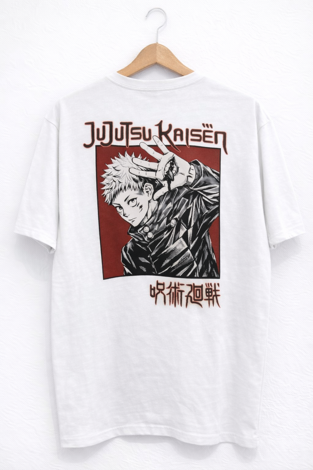 Camiseta Oversize Hechicero Dedos Demoníacos